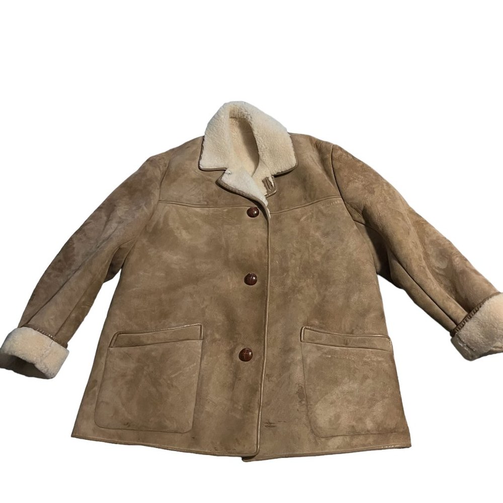 Carroll and Company Made in England Sheep Skin Jacket Size 44